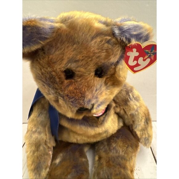2000 Ty Beanie Buddy Clubby III the Bear 14" Plush MWMT - Picture 2 of 8